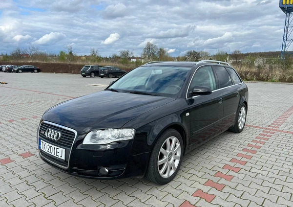 Audi A4 cena 21900 przebieg: 156135, rok produkcji 2007 z Kielce małe 277